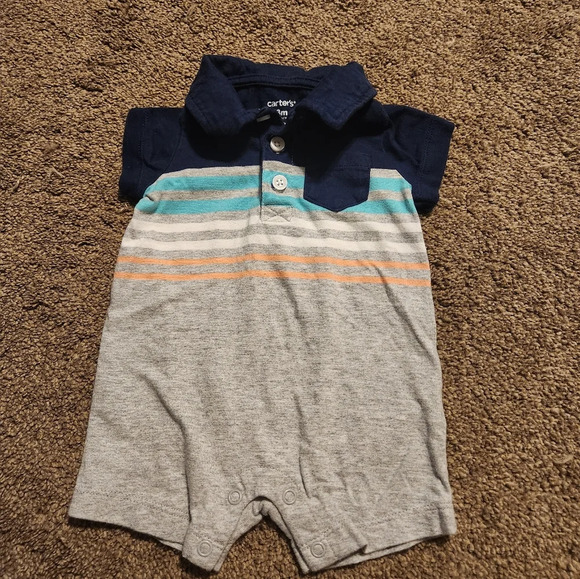 Carter's 3 Months Set of 2 Rompers - Picture 6 of 7